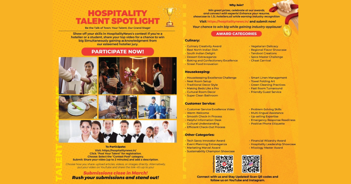 HospitalityNews Presents: Your Talent, Our Stage – Enter the Limelight Now